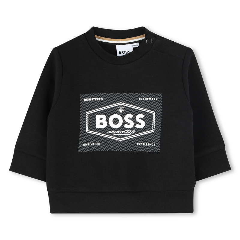 Sweat-shirt molleton col rond BOSS 
                    GARCON
