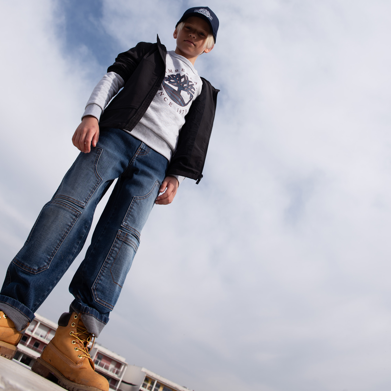 Sweat-shirt en molleton gratté TIMBERLAND 
                    GARCON