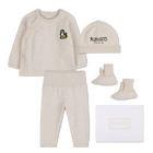 Ensemble pull, pantalon, bonnet et chaussettes KENZO KIDS 
                    UNISEXE