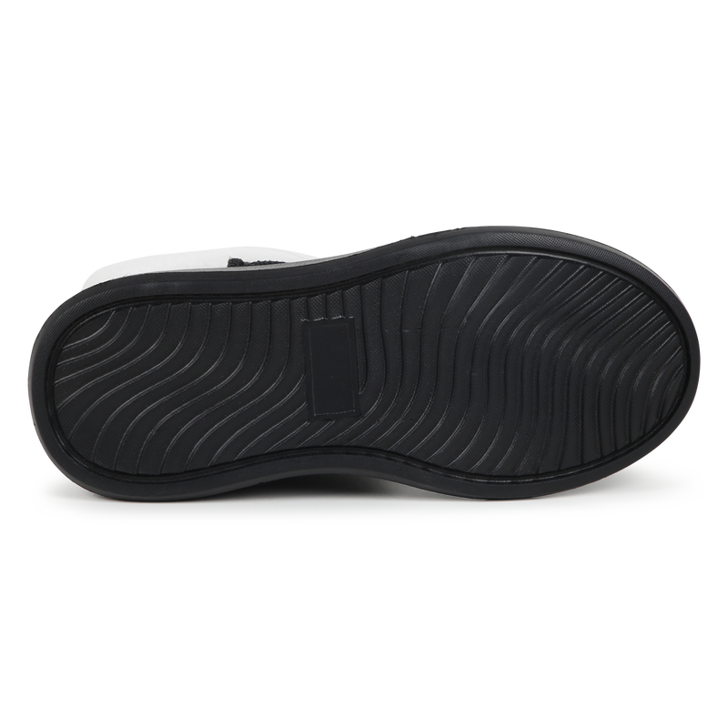 Bottines en cuir de vachette KARL LAGERFELD KIDS 
                        FILLE