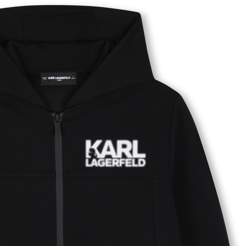 Cardigan &agrave; capuche KARL LAGERFELD KIDS 
                        GARCON