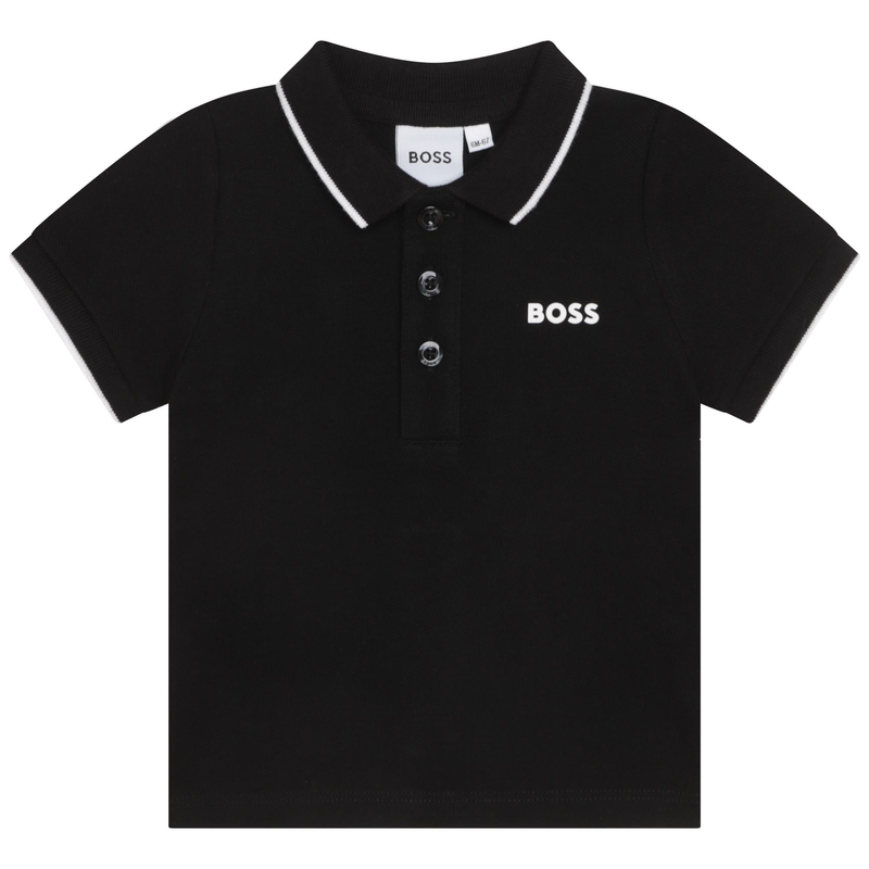 Polo manches courtes en coton BOSS 
                    GARCON