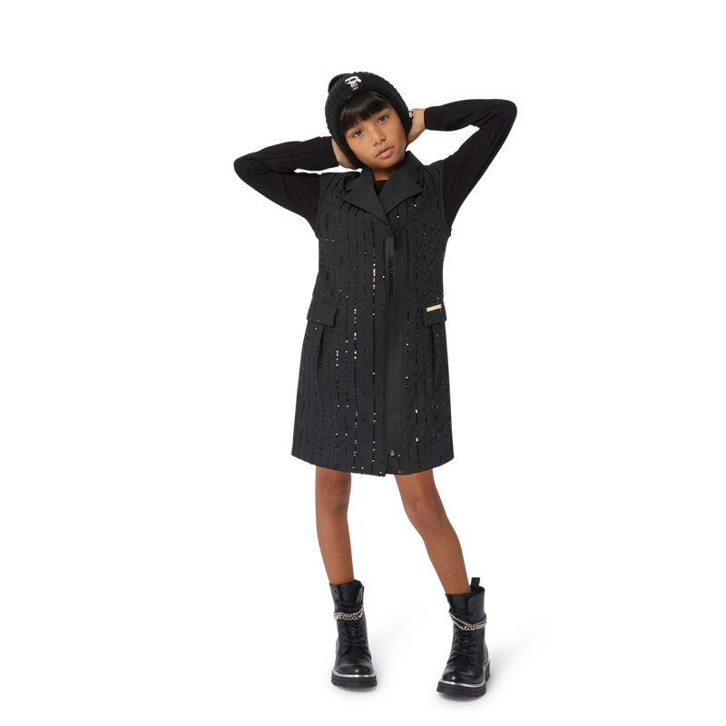 T-shirt avec imprimé placé KARL LAGERFELD KIDS 
                    FILLE