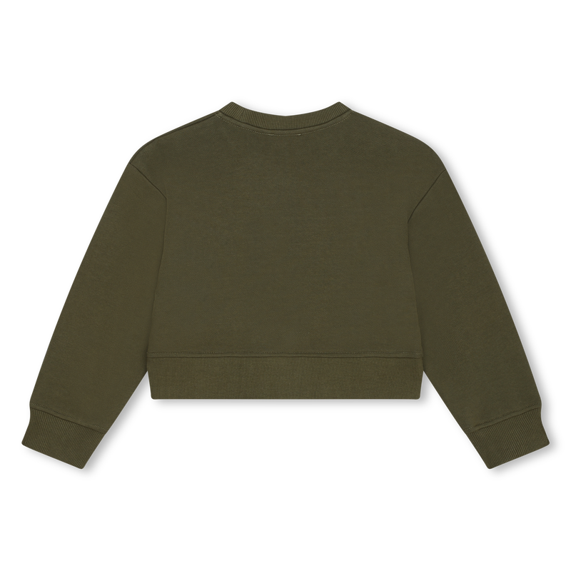 Sweat-shirt court en molleton THE MARC JACOBS 
                    FILLE