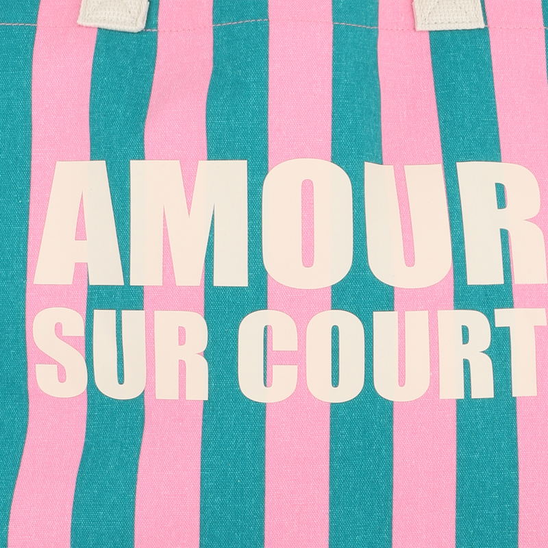 SAC CABAS EN COTON KIDS AROUND 
                        FILLE