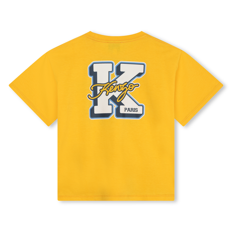 T-shirt coton imprimés placés KENZO KIDS 
                    GARCON