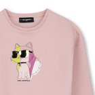 Sweat-shirt-shirt KARL LAGERFELD KIDS 
                    FILLE