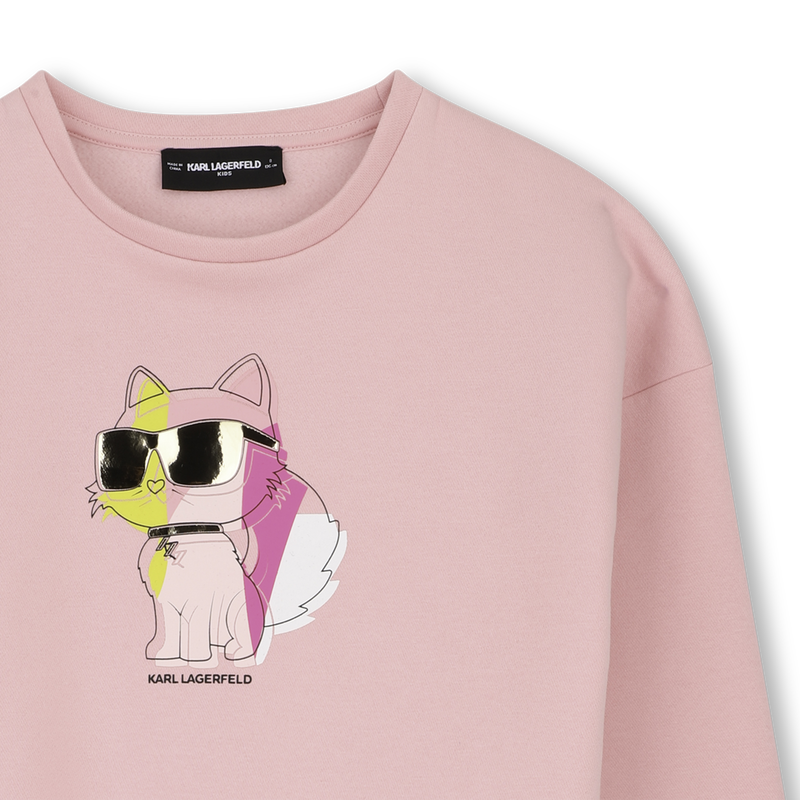 Sweat-shirt-shirt KARL LAGERFELD KIDS 
                        FILLE