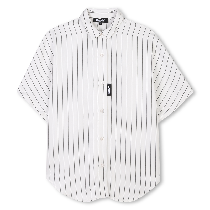 Chemise longue fluide rayée DKNY 
                    FILLE