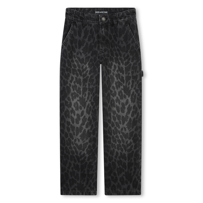 Jean &agrave; taille haute ajustable ZADIG VOLTAIRE 
                        FILLE