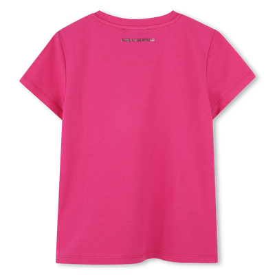 T-shirt à manches courtes KARL LAGERFELD KIDS FILLE