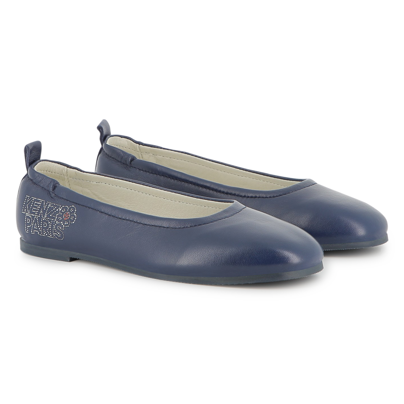 Ballerine en cuir de chèvre KENZO KIDS 
                    FILLE