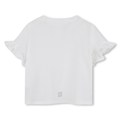 T-shirt avec volants GIVENCHY FILLE