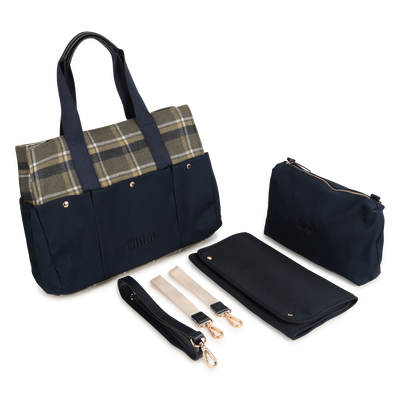 Sac à langer bi-matière CHLOE FILLE