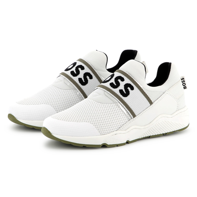 Baskets basses &eacute;lastiqu&eacute;es BOSS GARCON