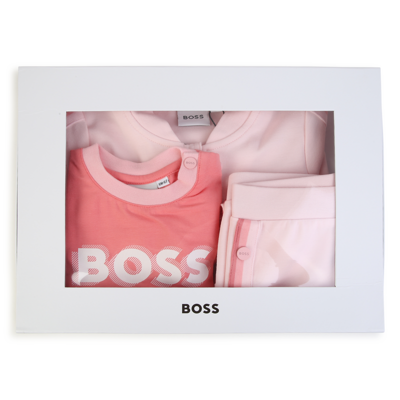 T-shirt, pantalon et cardigan BOSS 
                    FILLE