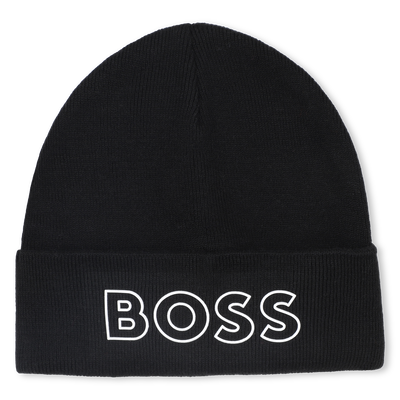 Bonnet tricot avec sigle BOSS GARCON