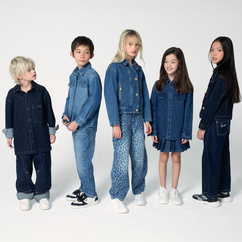 Baskets basse à lacets KARL LAGERFELD KIDS 
                    FILLE
