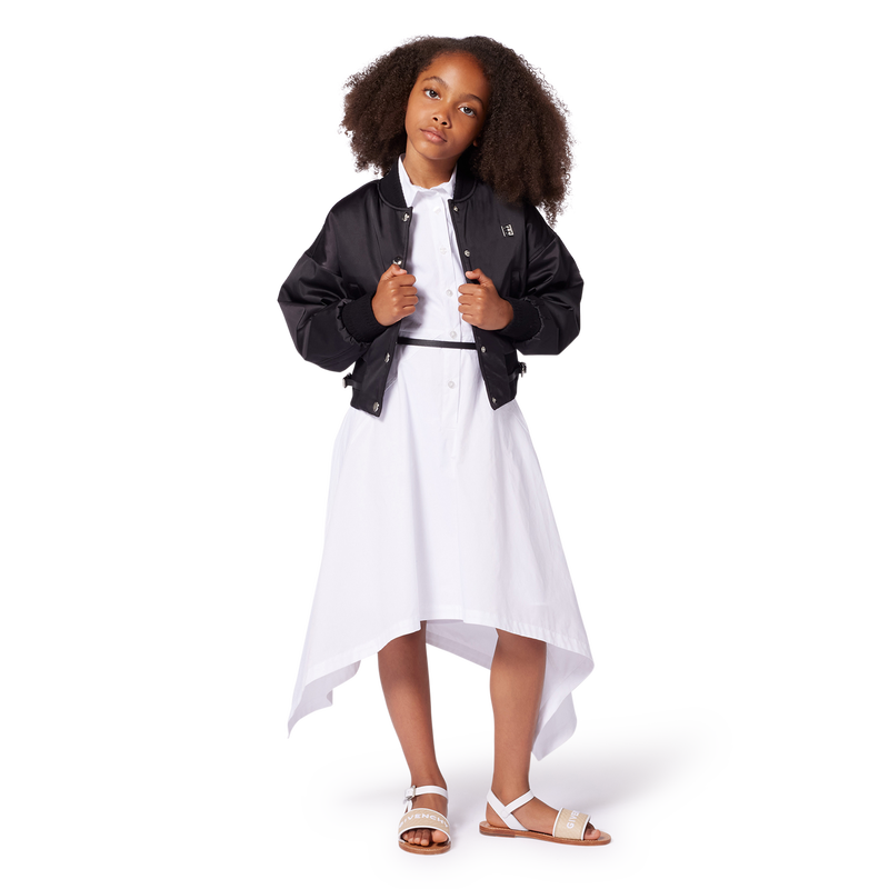 Blouson pressionné en satin GIVENCHY 
                    FILLE