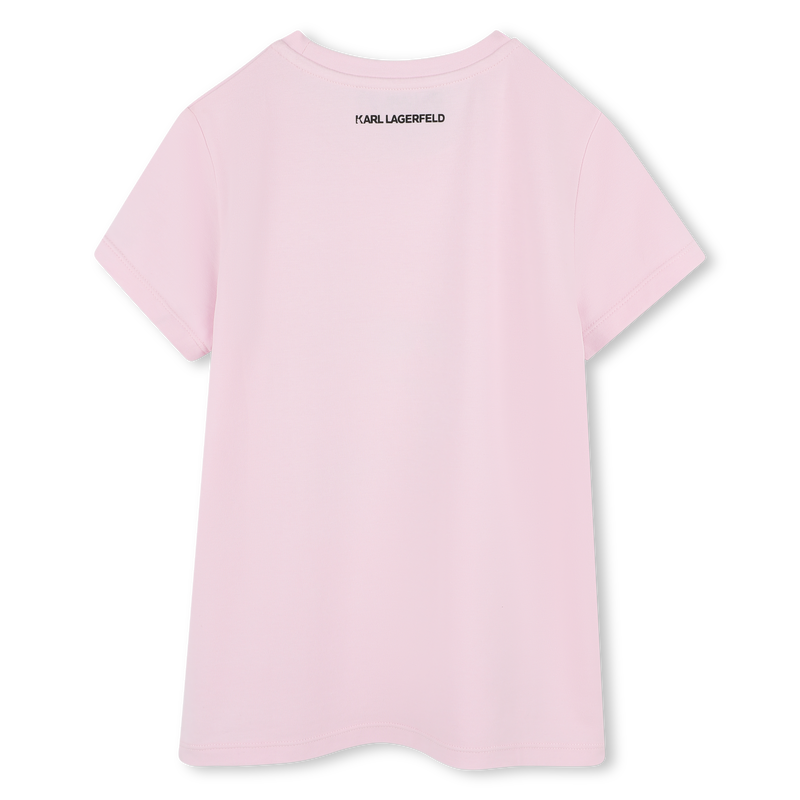 T-shirt avec imprimé KARL LAGERFELD KIDS 
                    FILLE