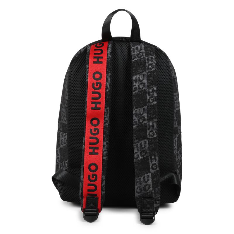 Sac à dos en toile imprimée Hugo 
                    GARCON