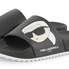 Claquettes &agrave; motif KARL LAGERFELD KIDS 
                    GARCON