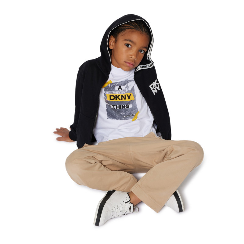 Cardigan &agrave; capuche DKNY 
                        GARCON