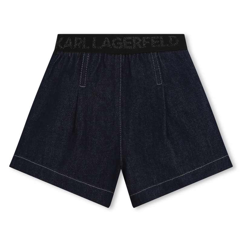 Short en jean et T-shirt KARL LAGERFELD KIDS 
                    FILLE