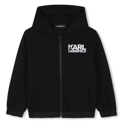 Cardigan &agrave; capuche KARL LAGERFELD KIDS GARCON