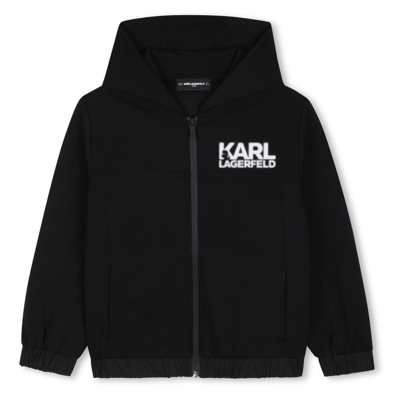 Cardigan &agrave; capuche KARL LAGERFELD KIDS 
                        GARCON