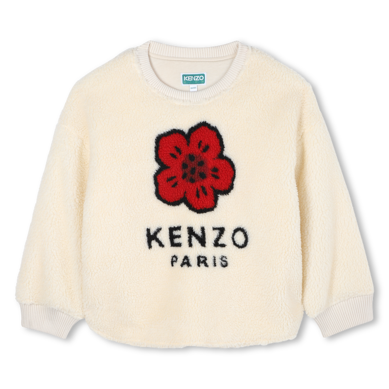 Sweat en polaire duveteuse KENZO KIDS 
                    FILLE