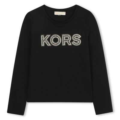T-shirt manches longues en jersey MICHAEL KORS FILLE
