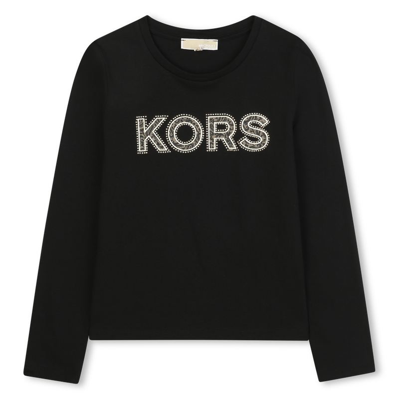 T-shirt manches longues en jersey MICHAEL KORS 
                        FILLE