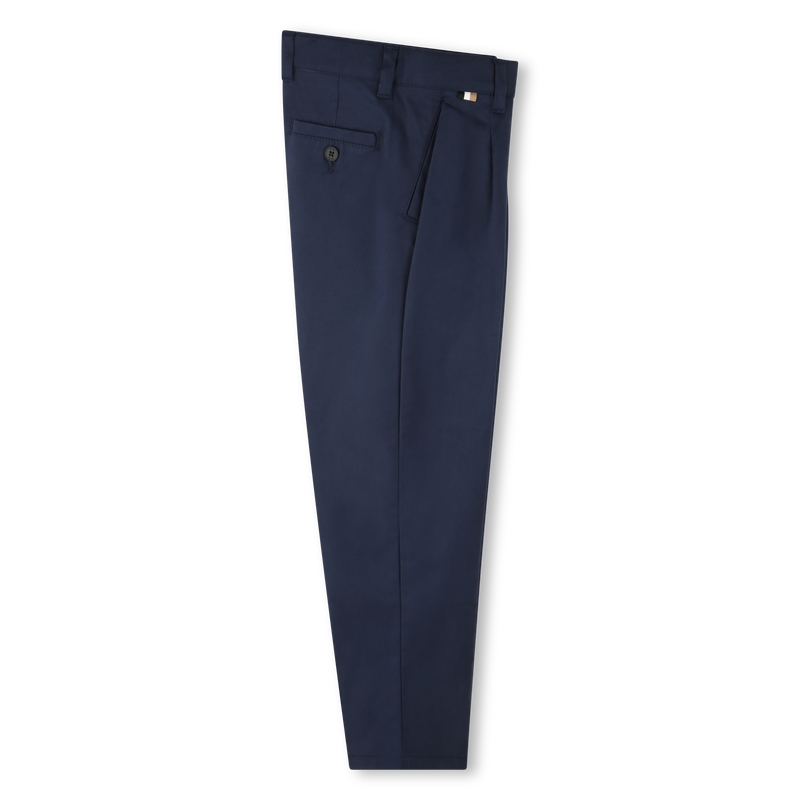Pantalon chino uni BOSS 
                        GARCON
