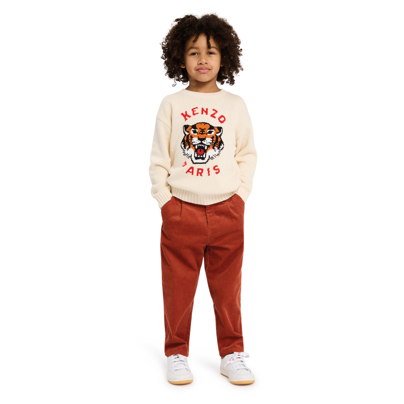 Pantalon en velours côtelé KENZO KIDS 
                    GARCON