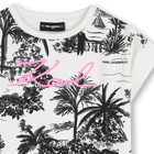 Robe manches courtes KARL LAGERFELD KIDS 
                    FILLE