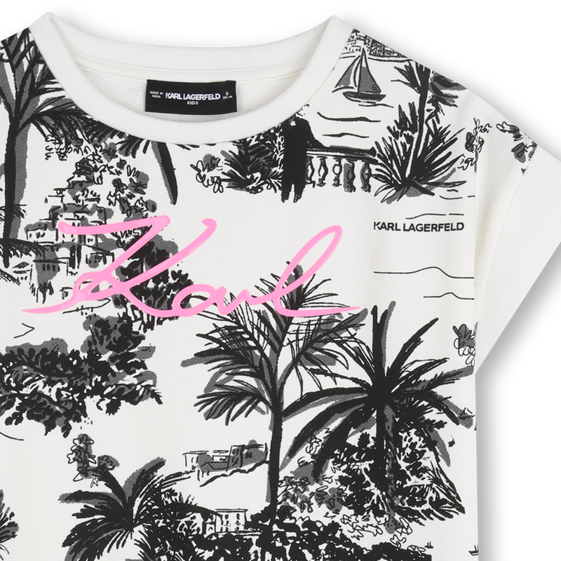 ROBE MANCHES COURTES KARL LAGERFELD KIDS 
                        FILLE