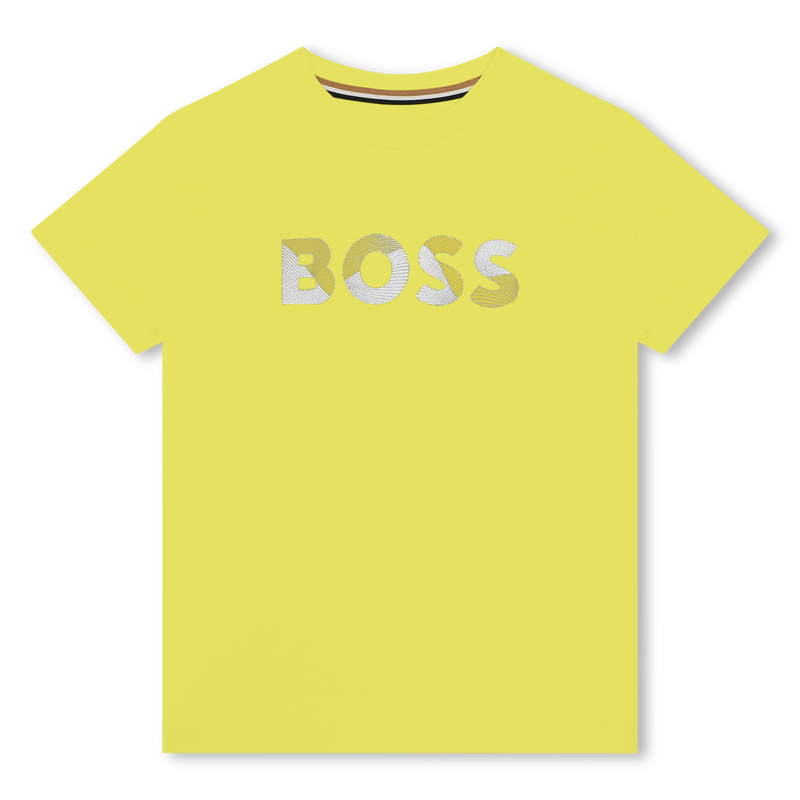 T-shirt manches courtes revers BOSS 
                    FILLE