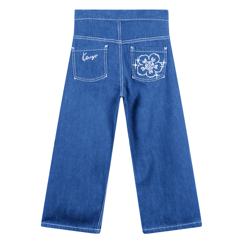 Pantalon en denim KENZO KIDS 
                    FILLE