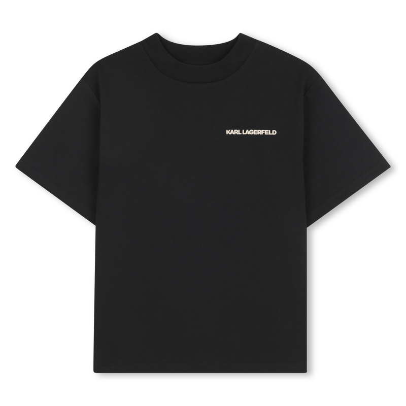 T-shirt en jersey coton lourd KARL LAGERFELD KIDS 
                    GARCON