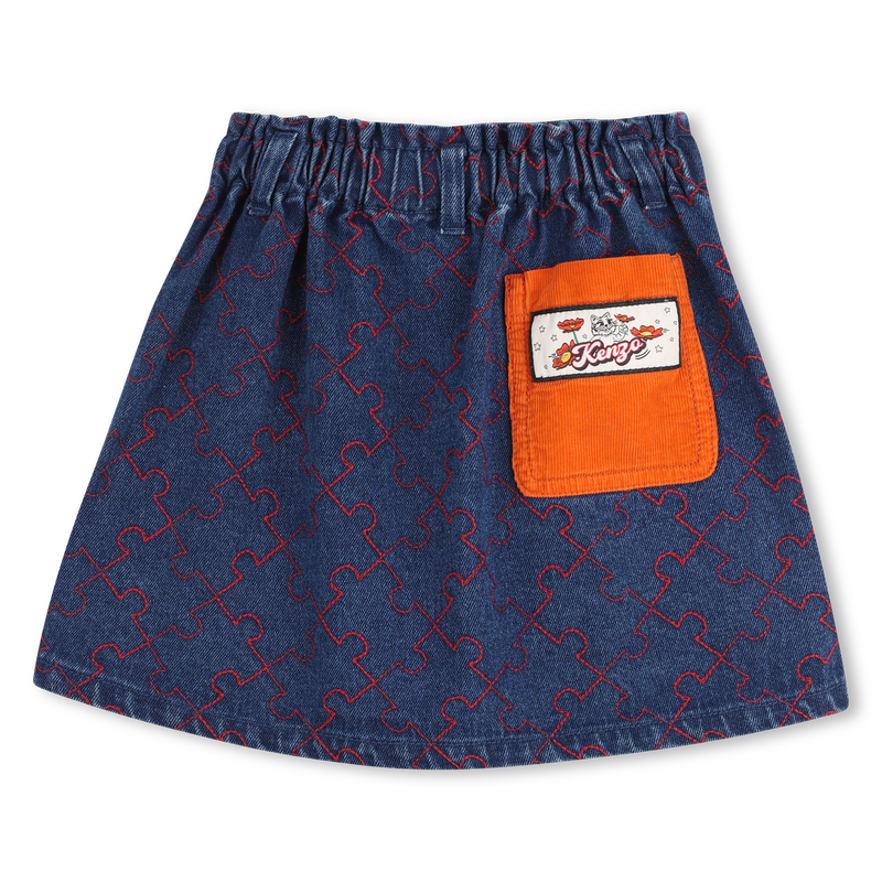 Jupe en denim KENZO KIDS 
                        FILLE