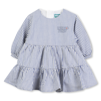 Robe à manches longues bouffantes KENZO KIDS FILLE