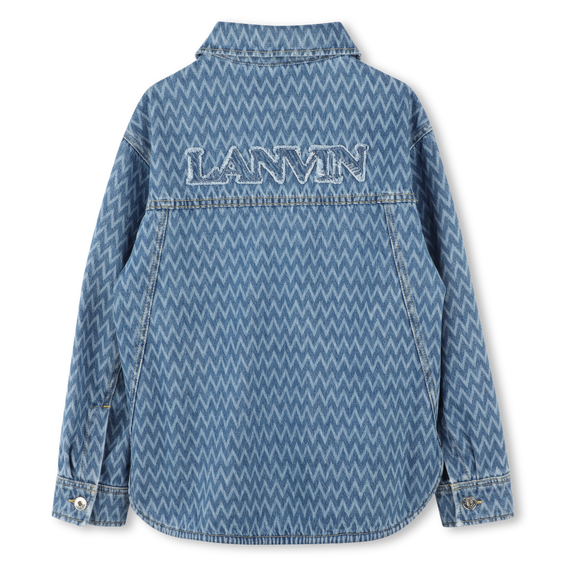 Chemise en jean à motifs LANVIN 
                    GARCON