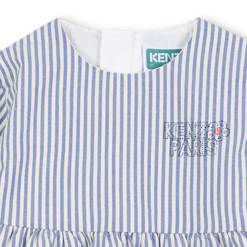 Robe à manches longues bouffantes KENZO KIDS 
                    FILLE