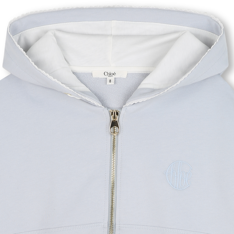 Cardigan à capuche en molleton CHLOE 
                    FILLE