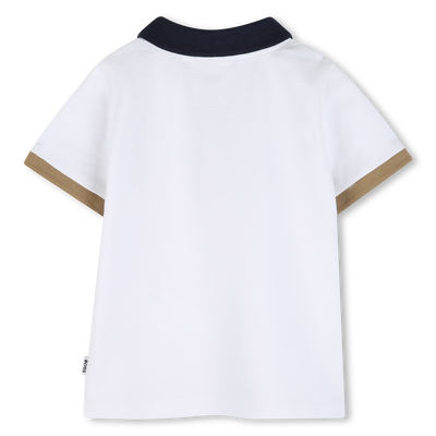 POLO MANCHES COURTES BOSS GARCON