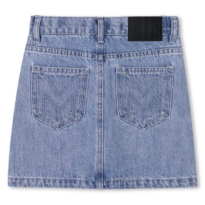 Jupe en jean avec strass THE MARC JACOBS 
                    FILLE