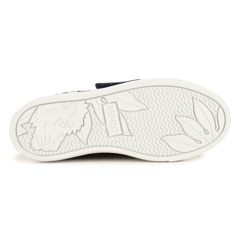 Baskets brodées à bandes auto-agrippantes KENZO KIDS 
                    UNISEXE