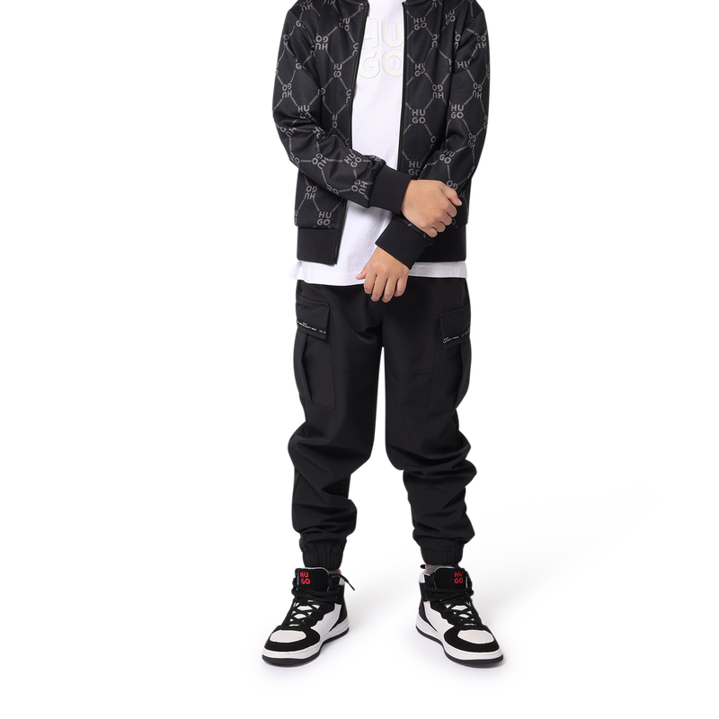 Cardigan de jogging molletonn&eacute; Hugo 
                        GARCON