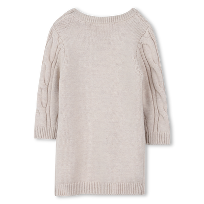 Robe en tricot avec torsades MICHAEL KORS FILLE